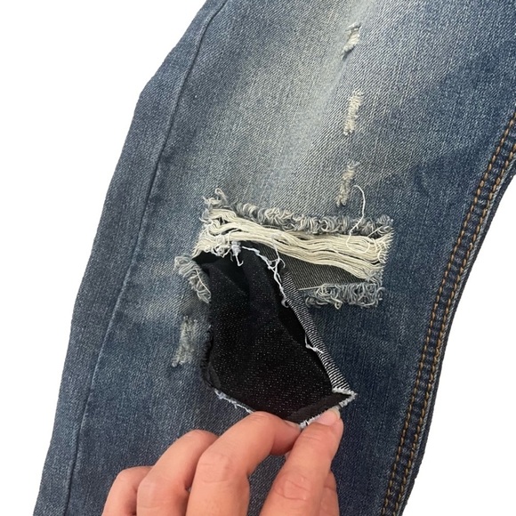 2012 American Legacy Amongst Others Slim Straight Denim Jeans 32x34 Medium Wash - Picture 12 of 12